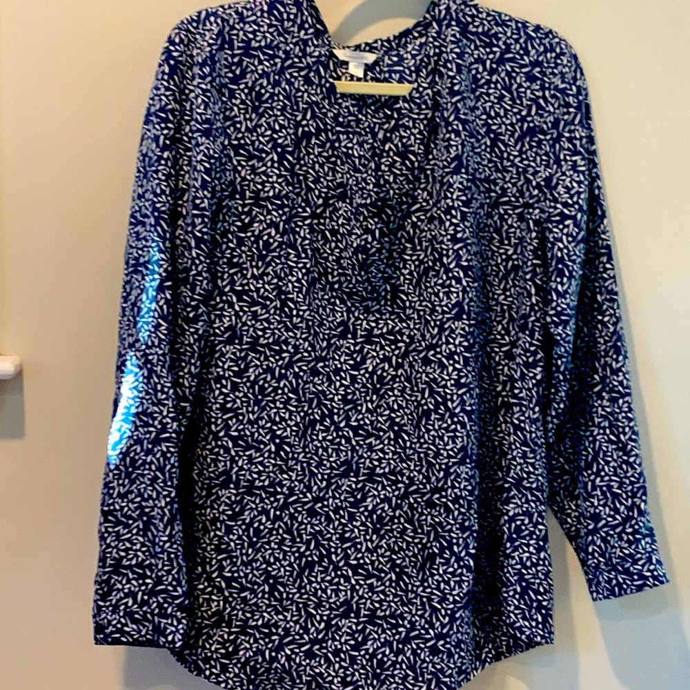 Garnet hill 💯 silk tunic excellent condition